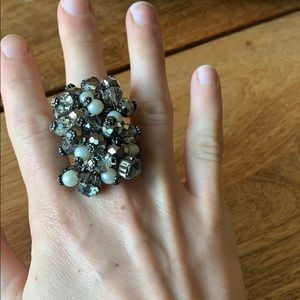 Express Jewelry - Express silver, gray, white ring Express Jewelry - Express silver, gray, white ring